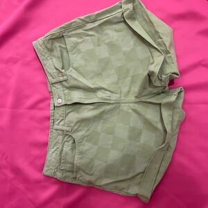 Wild Fable Light Green High Waist Shorts